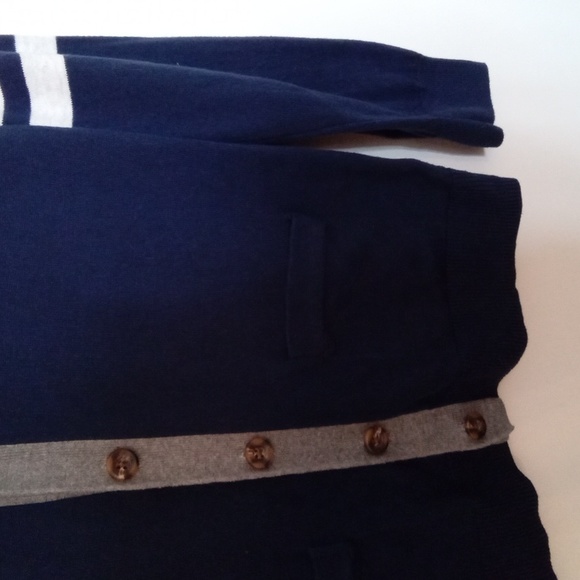 GAP Kids Cotton Collegiate Button Up Cardigan - Picture 5 of 9